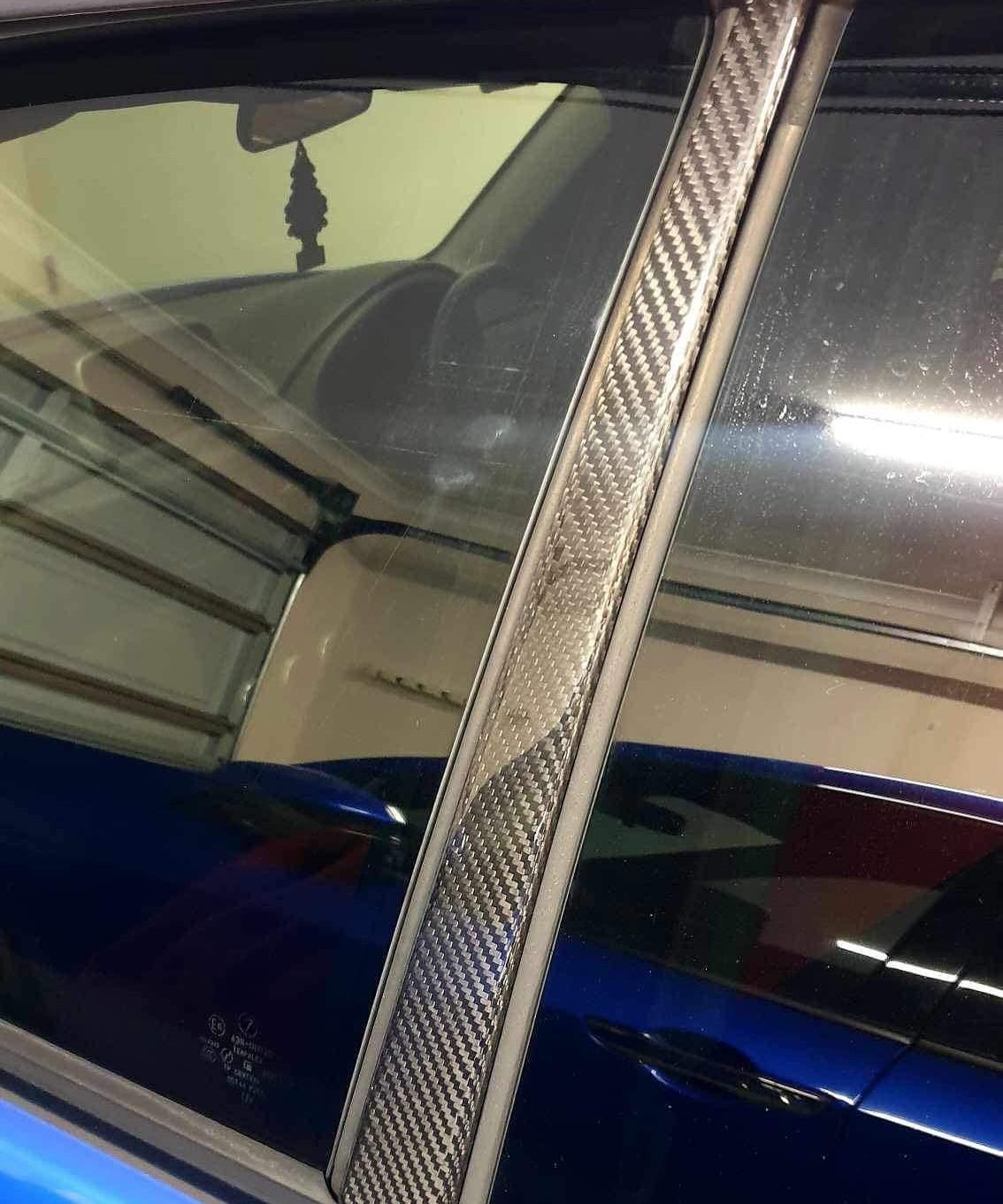 SG B/C Pillar Trim Carbon Fiber Cover