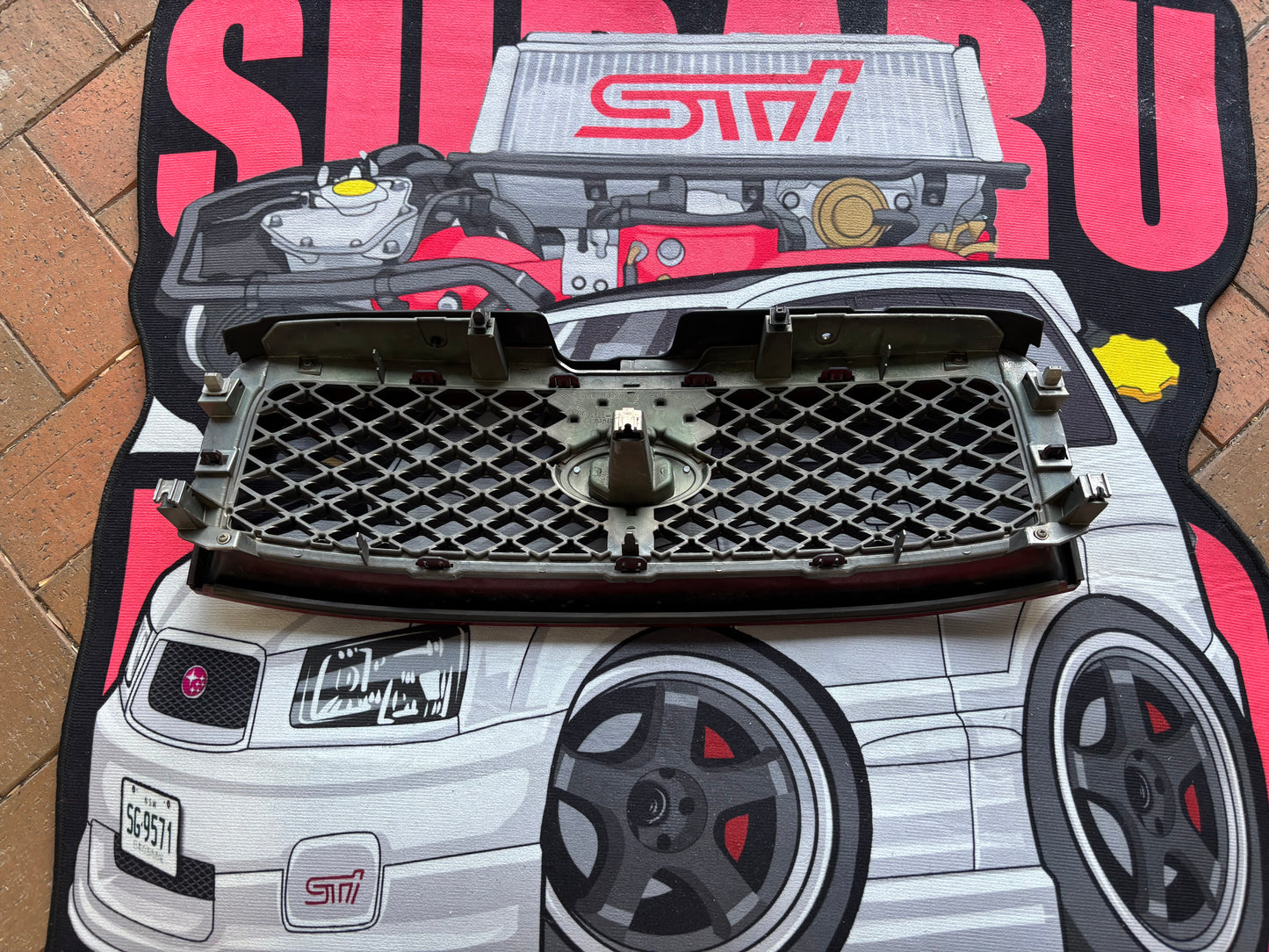 SG JDM PREFACE GRILLE RED