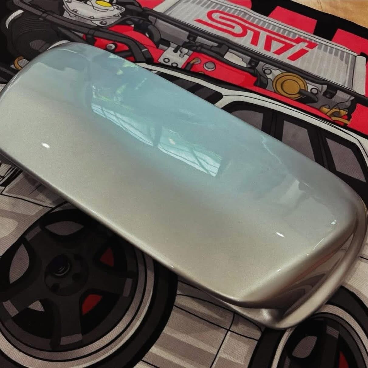 Subaru Forester SG5 SG9 STI Style Big Bonnet Scoop – Fiberglass | Unpainted | Direct Bolt-On