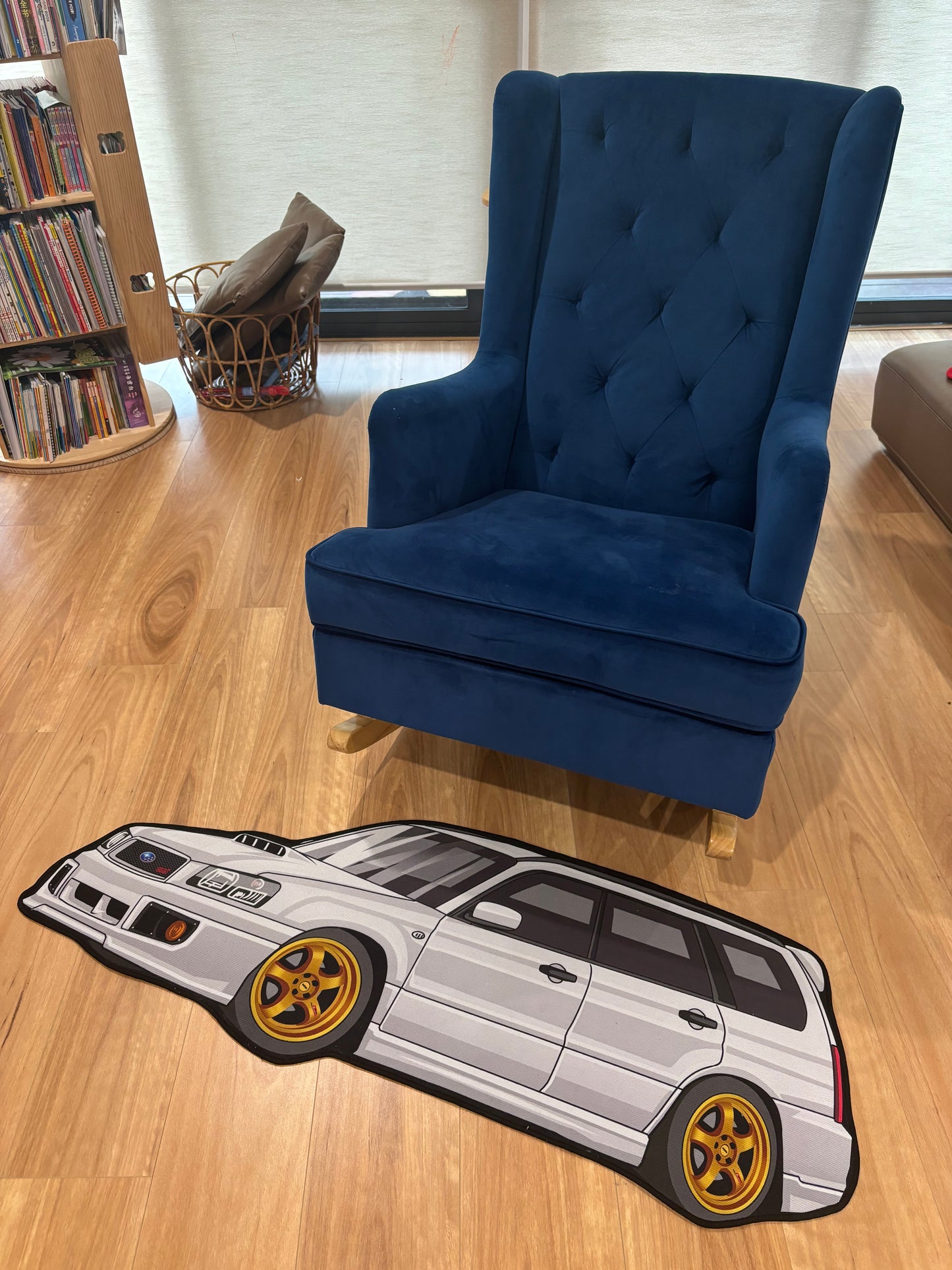 Forester SG preface Custom Rug Floormat white
