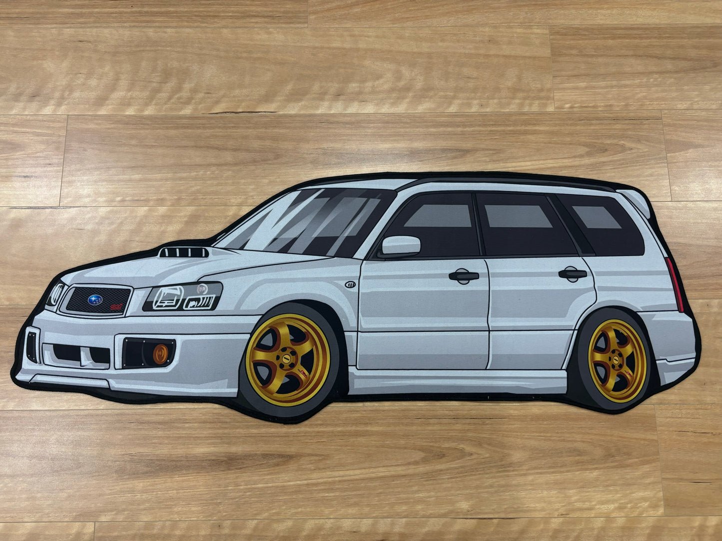 Forester SG preface Custom Rug Floormat white