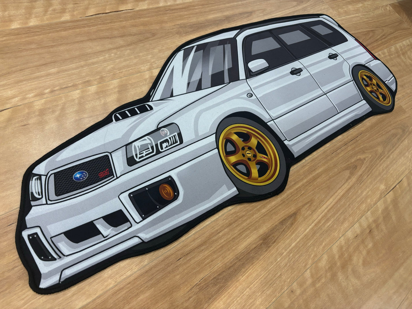 Forester SG preface Custom Rug Floormat white