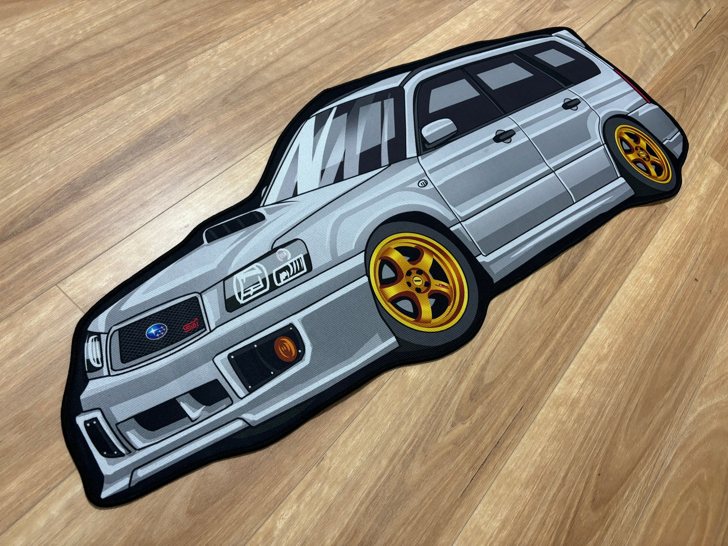 Forester SG preface Custom Rug Floormat Silver