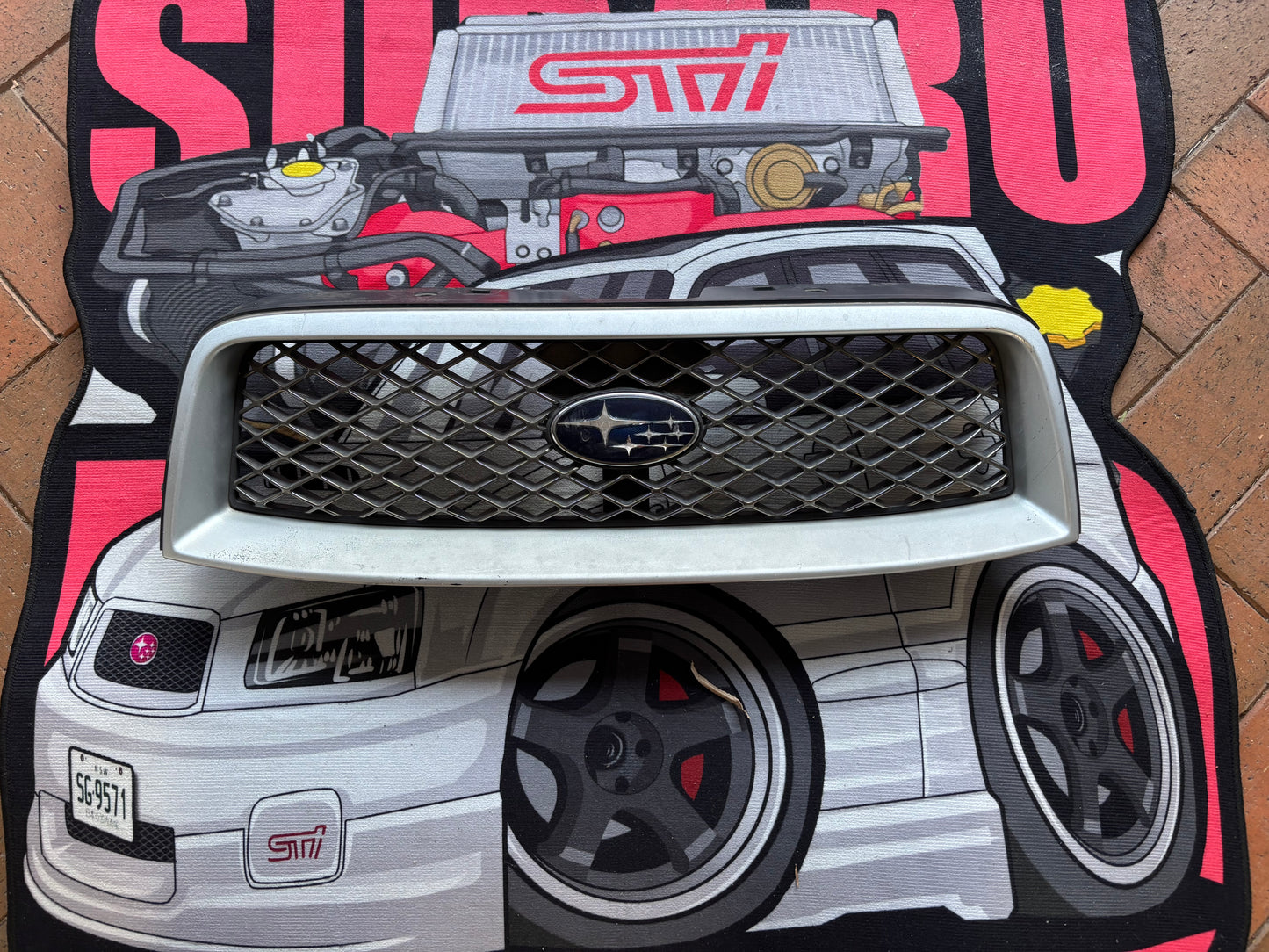 SG JDM PREFACE GRILLE SILVER