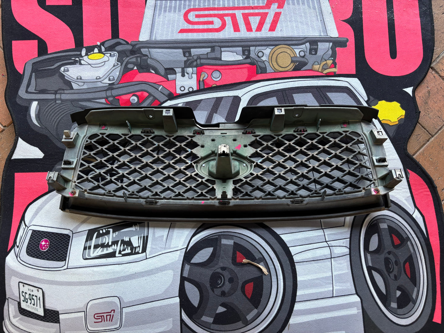 SG JDM PREFACE GRILLE SILVER
