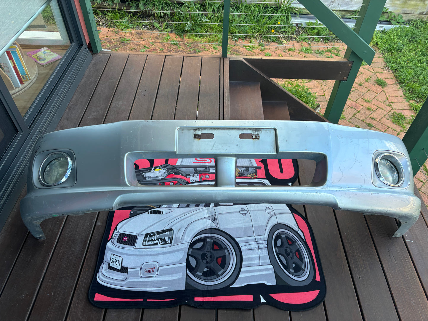 SG JDM CROSSSPORT FRONT BUMPER SILVER