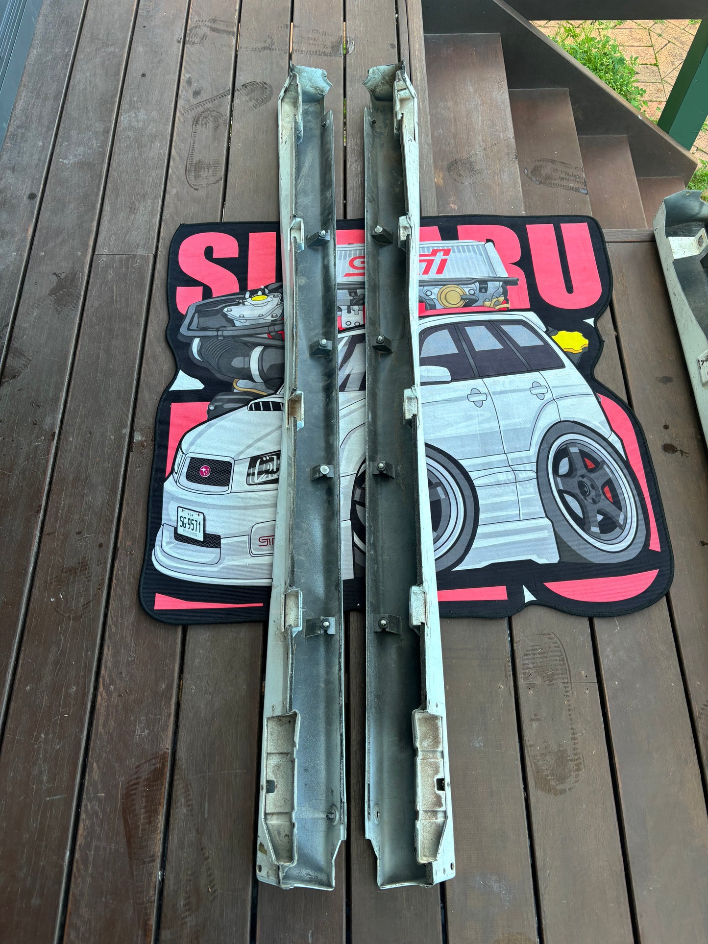 SF GENUINE JDM STI SIDE SKIRT