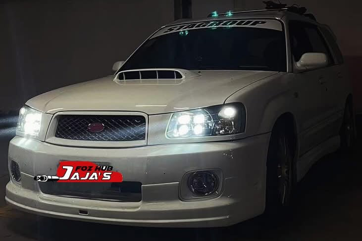 02–04 Forester SG Jewel Headlights — Plug & Play, Limited