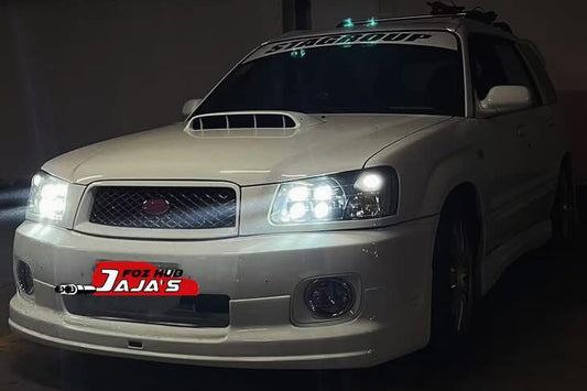 02–04 Forester SG Jewel Headlights — Plug & Play, Limited