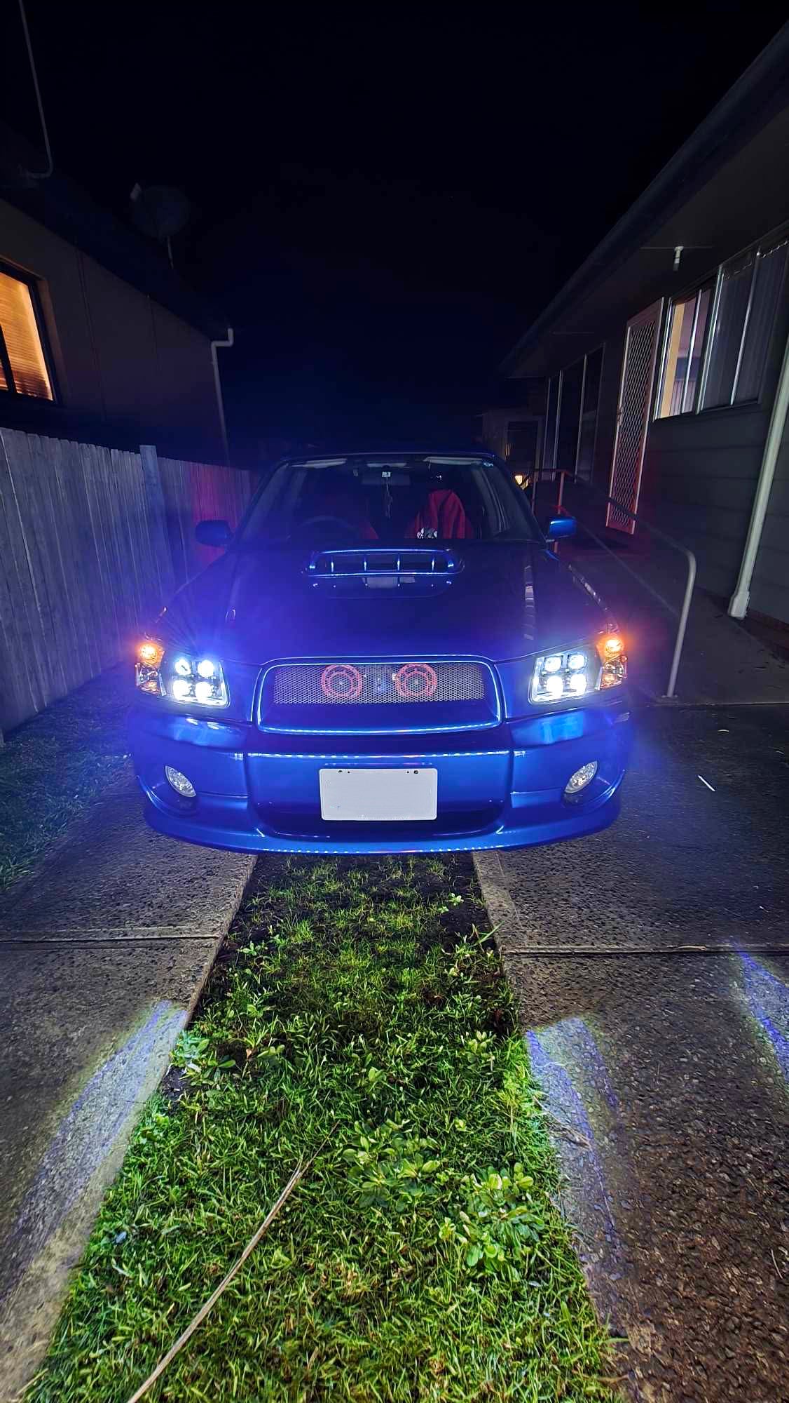 02–04 Forester SG Jewel Headlights — Plug & Play, Limited